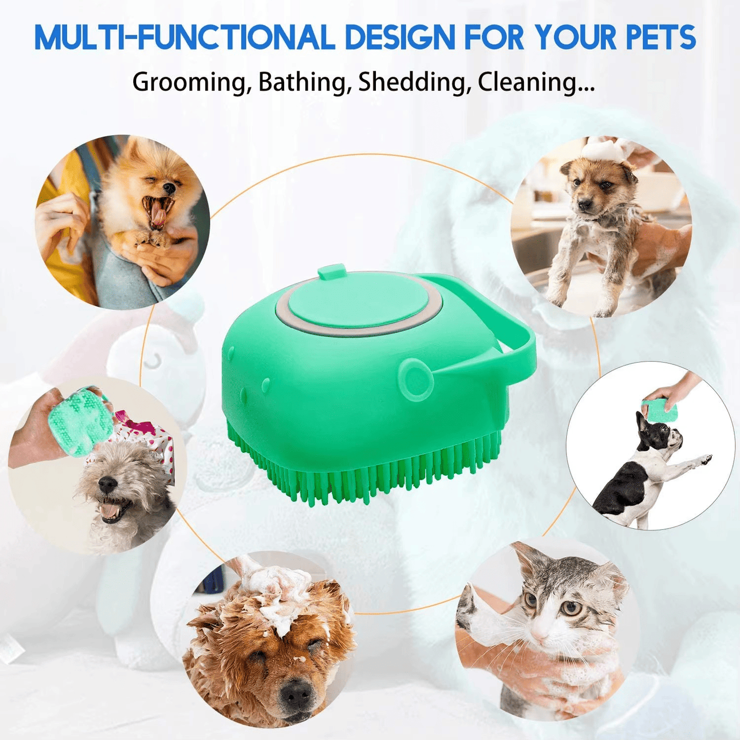 PawTrend™ - Silicone Pet Bath and Massage Brush