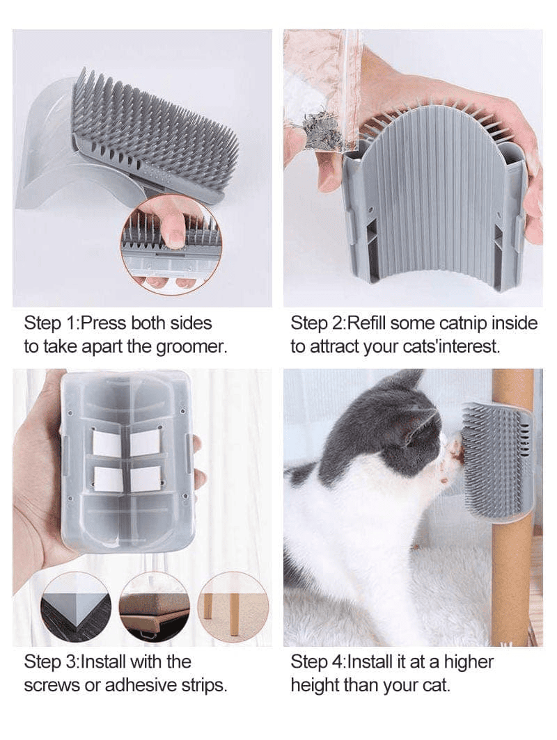 PawTrend™ - Cat Corner Self Groomer