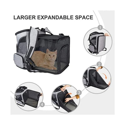 PawTrend™ - Expandable Cat Carrier Backpack