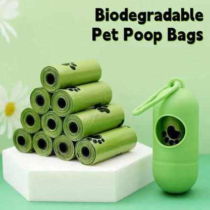 PawTrend™ - Biodegradable Waste Bags for Eco-Friendly Dog and Cat Walks