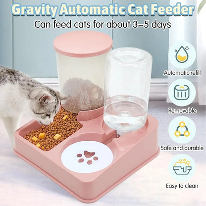 PawTrend™ - Automatic Cat Feeder and Water Dispenser