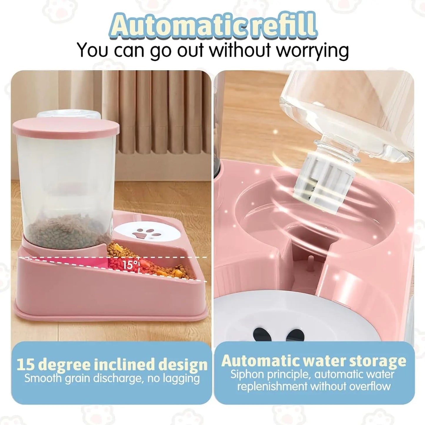 PawTrend™ - Automatic Cat Feeder and Water Dispenser