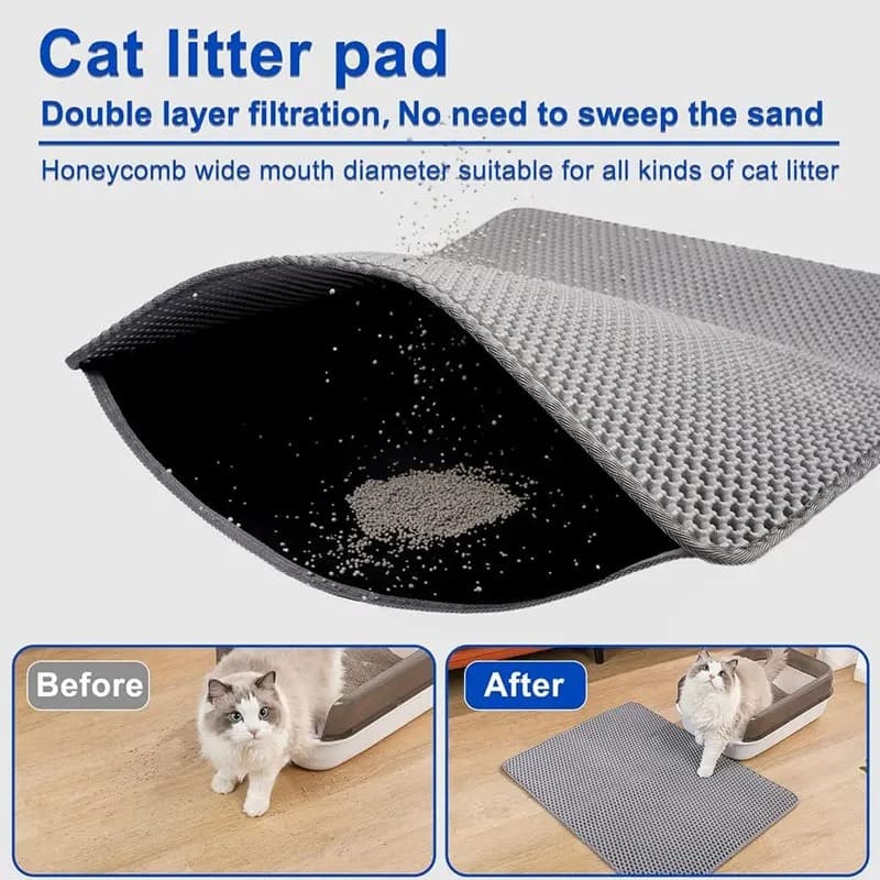 PawTrend™ - Waterproof Cat Litter Mat