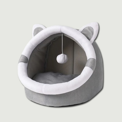 PawTrend™ - Cat Bed Cave with Ears